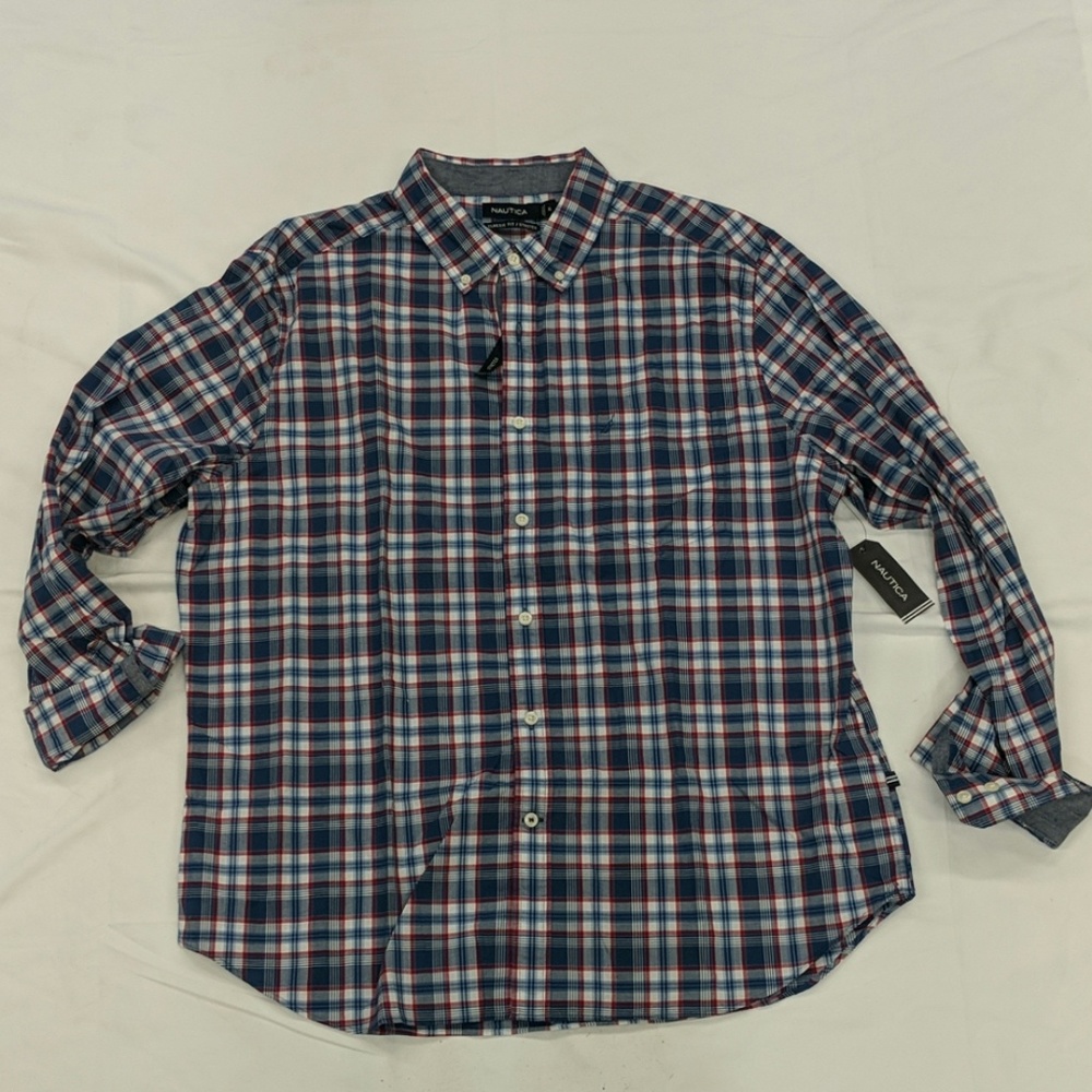 NWT Men's Nautica Button Up